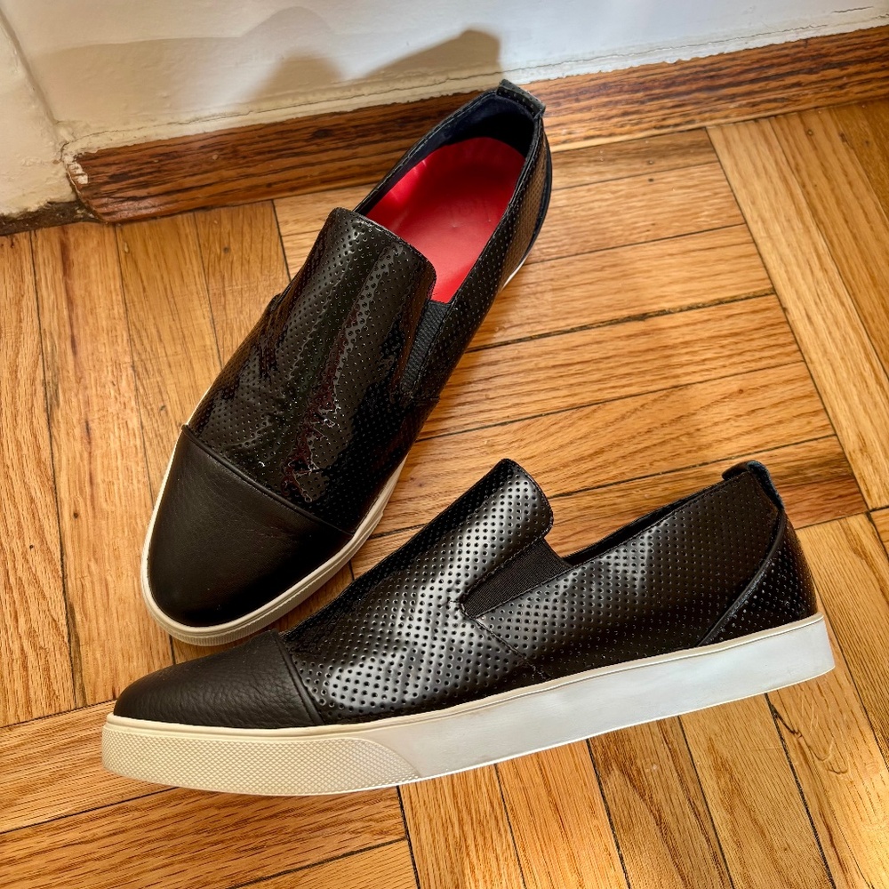 Sleek Patent Leather slip on shoes